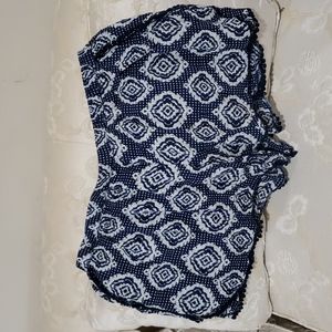 Red camel womens navy blue and white short skirt